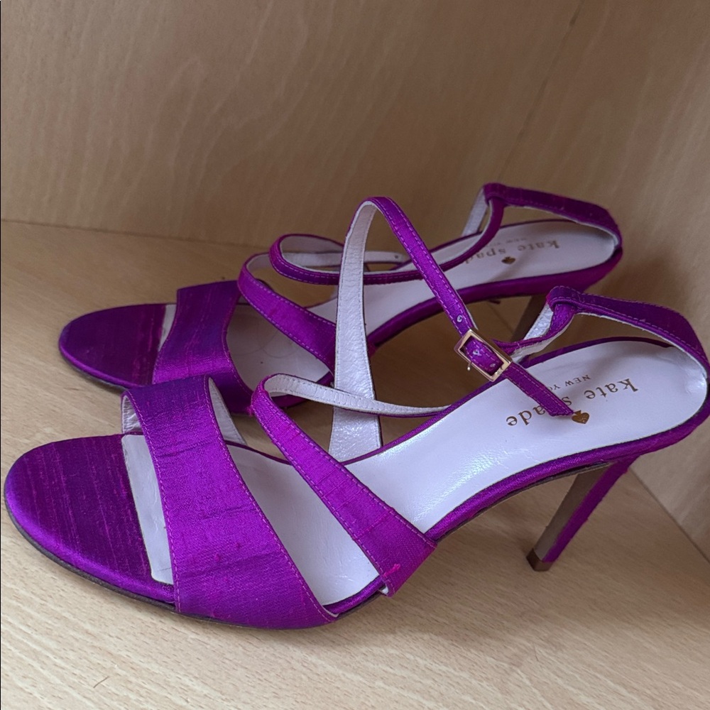 Kate Spade Fuchsia Strappy Heels